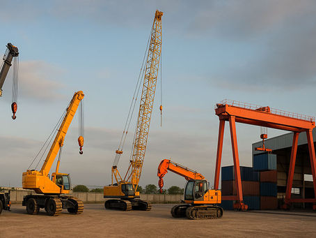 เครนมีกี่ประเภท? เปรียบเทียบ 6 แบบยอดนิยม