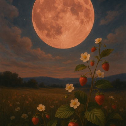 The Full Strawberry Moon: Ripening into Radiance