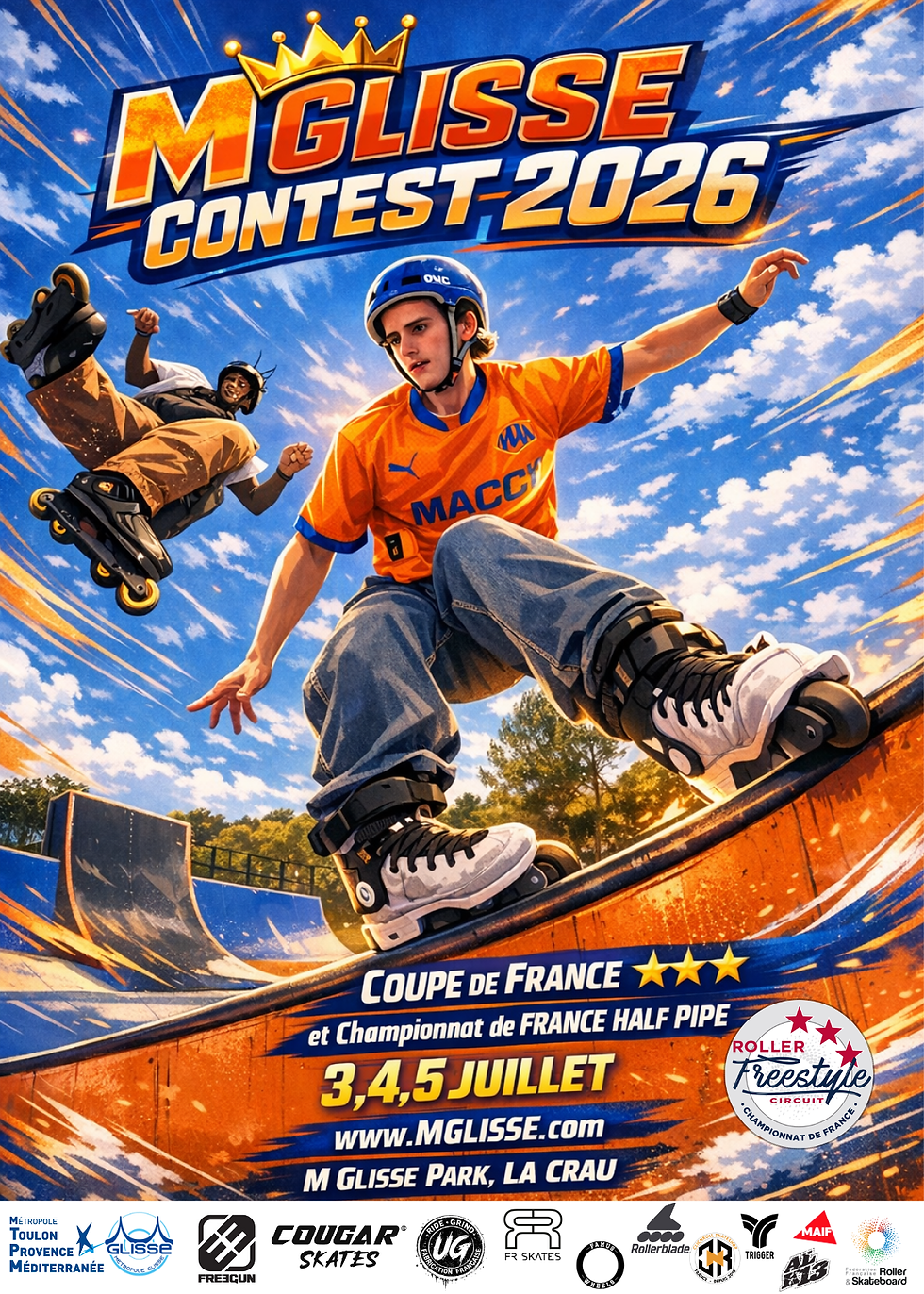 M Glisse Contest 2026 : Coupe de France Park (3★) & Championnat de France Big Rampe
