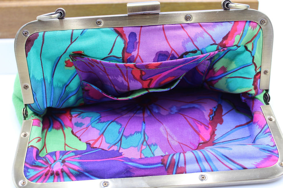 Thumbnail: The Newmarket British Wool Clutch Bag. Evening Purse