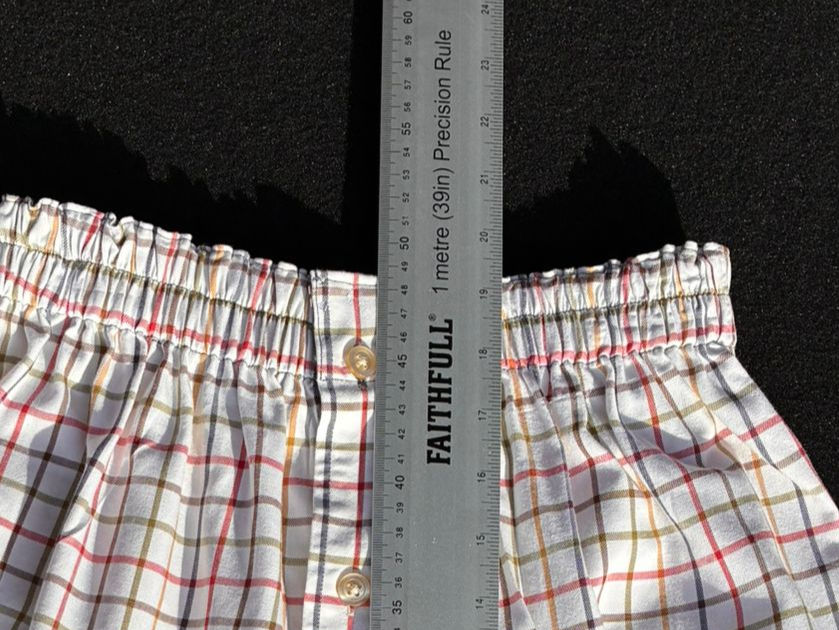 Thumbnail: Upcycled Multi Colour Tattersall Checked Shirt Skirt /  Repurposed Top