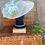 Thumbnail: Margaret - Elegant Handmade Ivory and mint / aqua green orchid Fascinator.