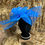 Thumbnail: Elegant Handmade Electric Blue Crinoline Fascinator