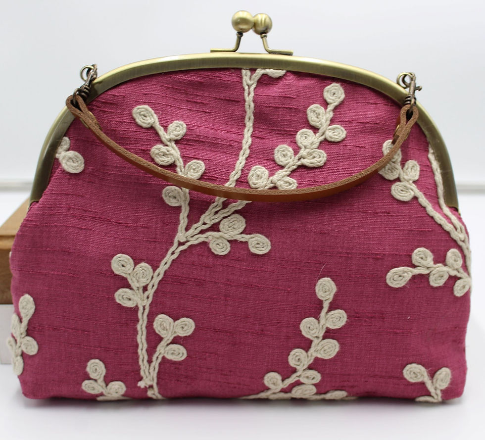 Thumbnail: The Aintree Embroidered Clutch Bag. Handmade Bespoke Evening Purse