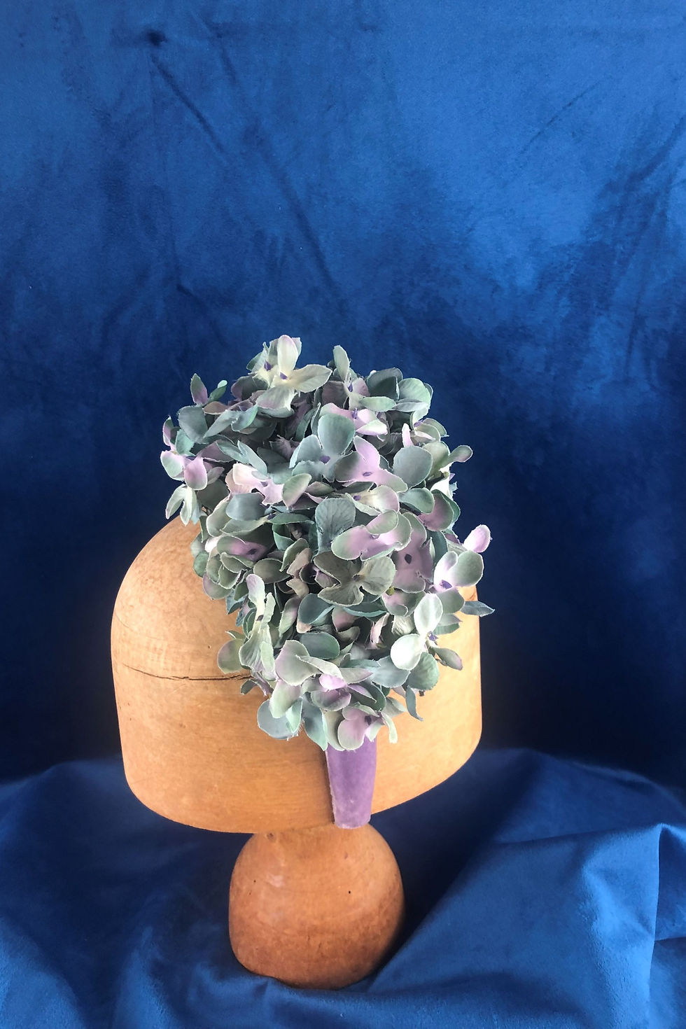 Thumbnail: Hattie - Handmade Hydrangea Flower Crown Fascinator. Luxury floral Headband.