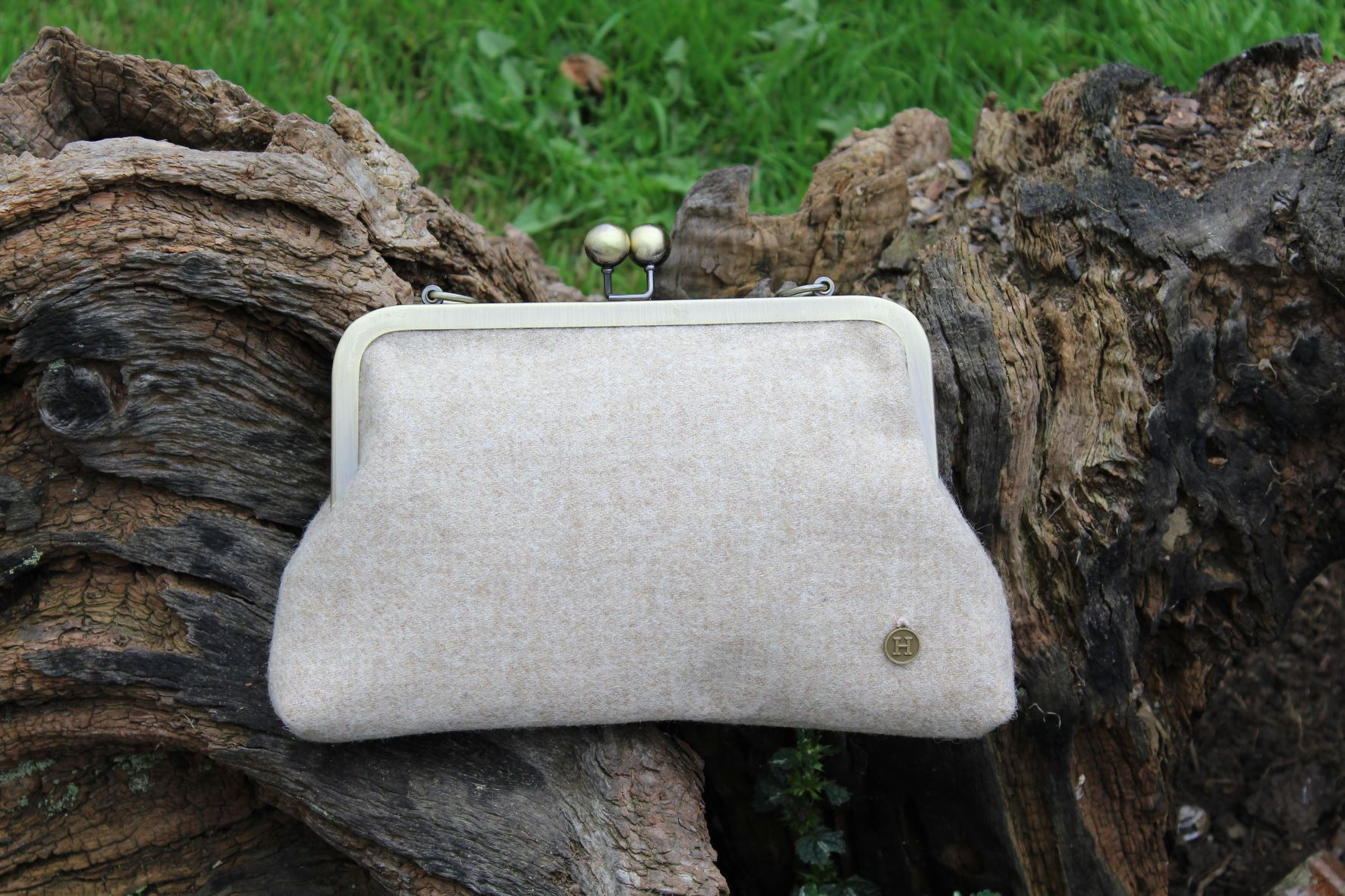 The Newmarket Tweed Clutch Bag. Evening Purse, Fully Lined, Retro Elegance, Genu