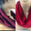 Thumbnail: Luxurious, handmade soft velvet snood neckwarmer
