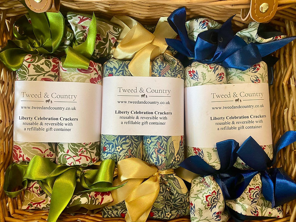 Thumbnail: Handmade Reversible Celebration Crackers – Sustainable Luxury - Liberty & Velvet