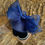 Thumbnail: Sophia - Elegant Handmade Navy Blue Crinoline Fascinator with bow
