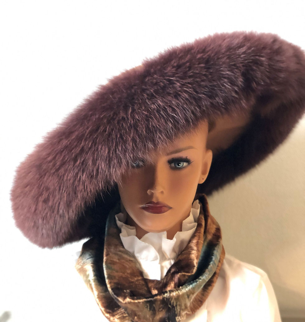 Thumbnail: Fur Trimmed Hat.