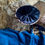 Thumbnail: Elizabeth - Handmade Giraffe Print Velvet Fascinator.  Luxury Button Hat