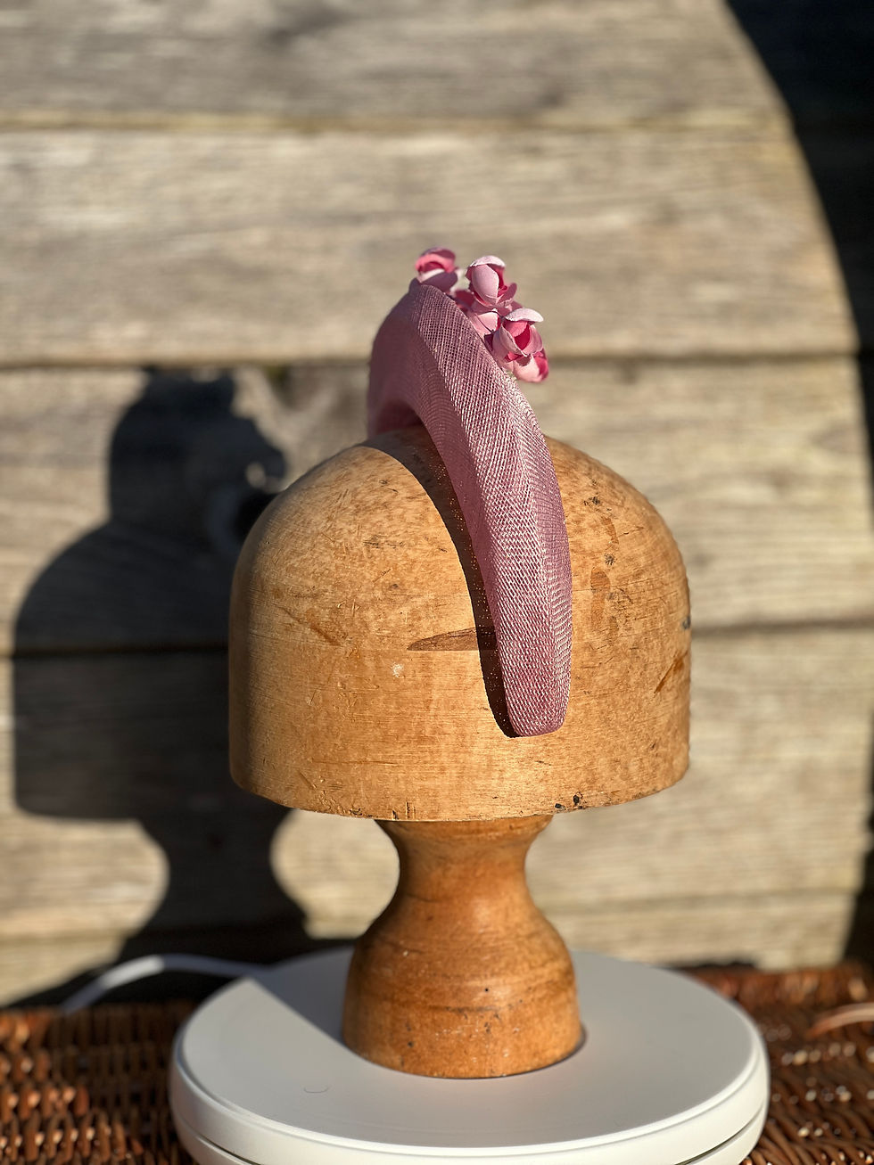 Thumbnail: Rose Pink Headband Fascinator