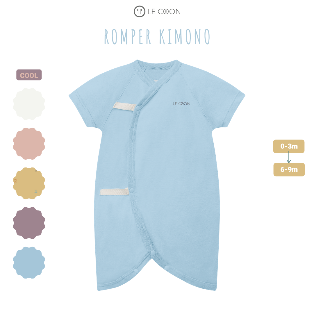 ROMPER KIMONO - MÀU XANH