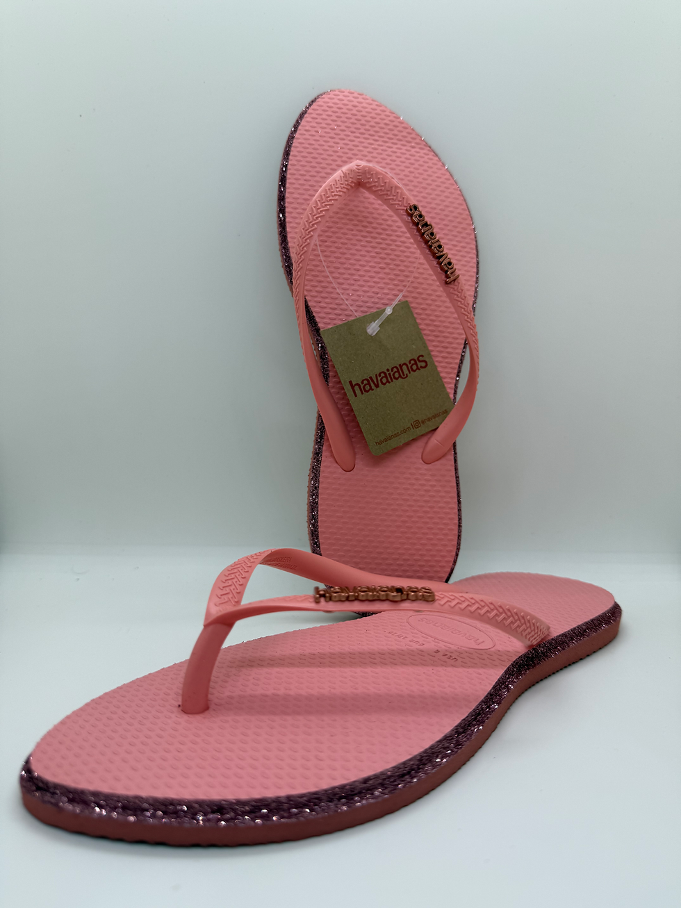 Miniatura: Ojota Havaianas 570020 Point  Glitter Canyon Clay
