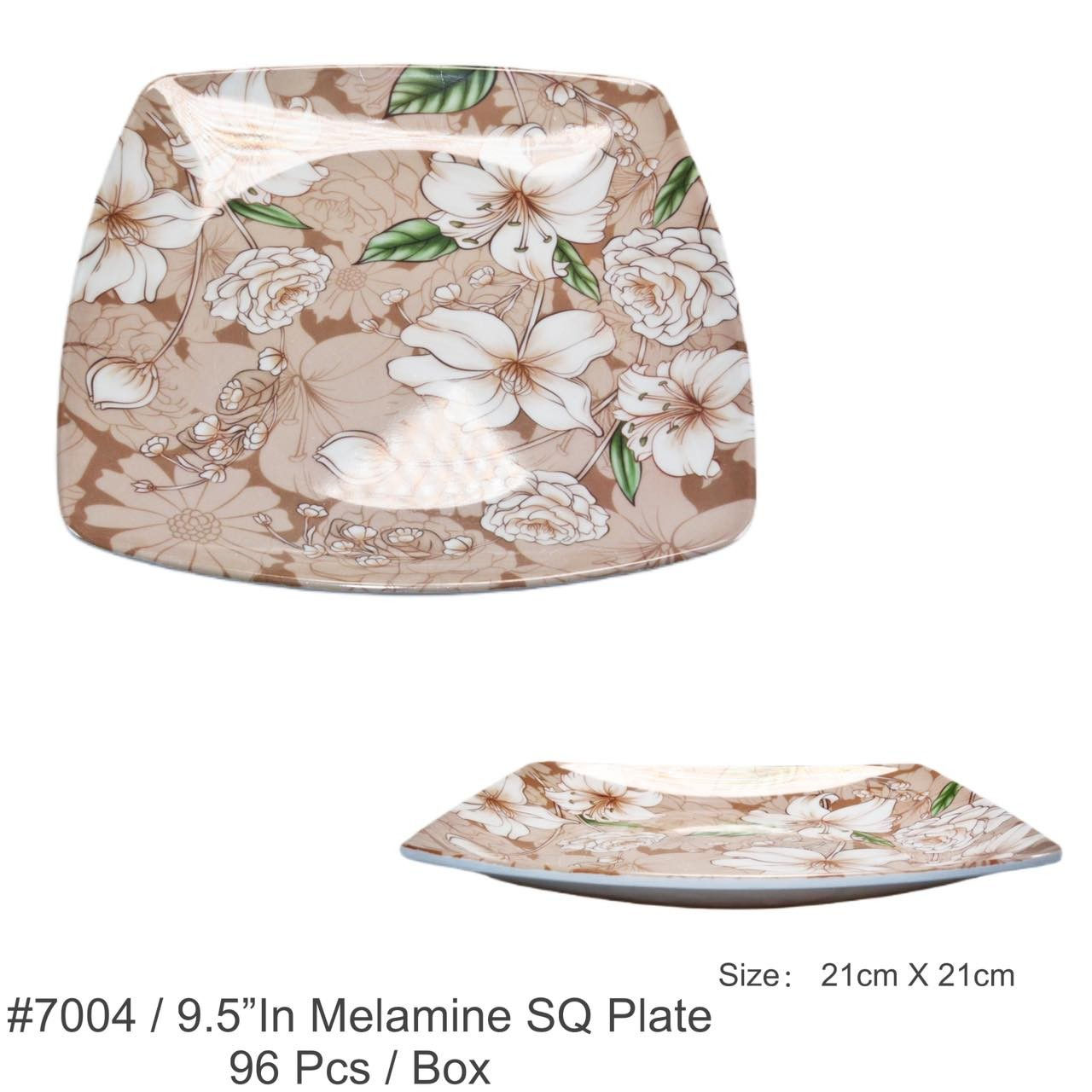 7004 HI QUALITY MELAMINE PLATE (96PCS)
