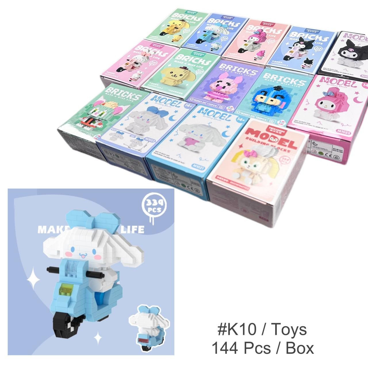 K10 TOYS (144PCS)
