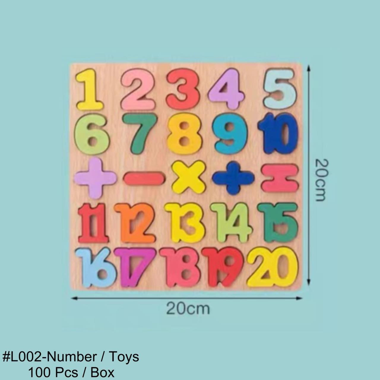 L002-NUMBER TOYS (100PCS)