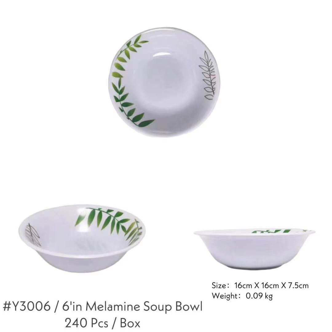 Y3006 MELAMINE BOWL (240PCS)