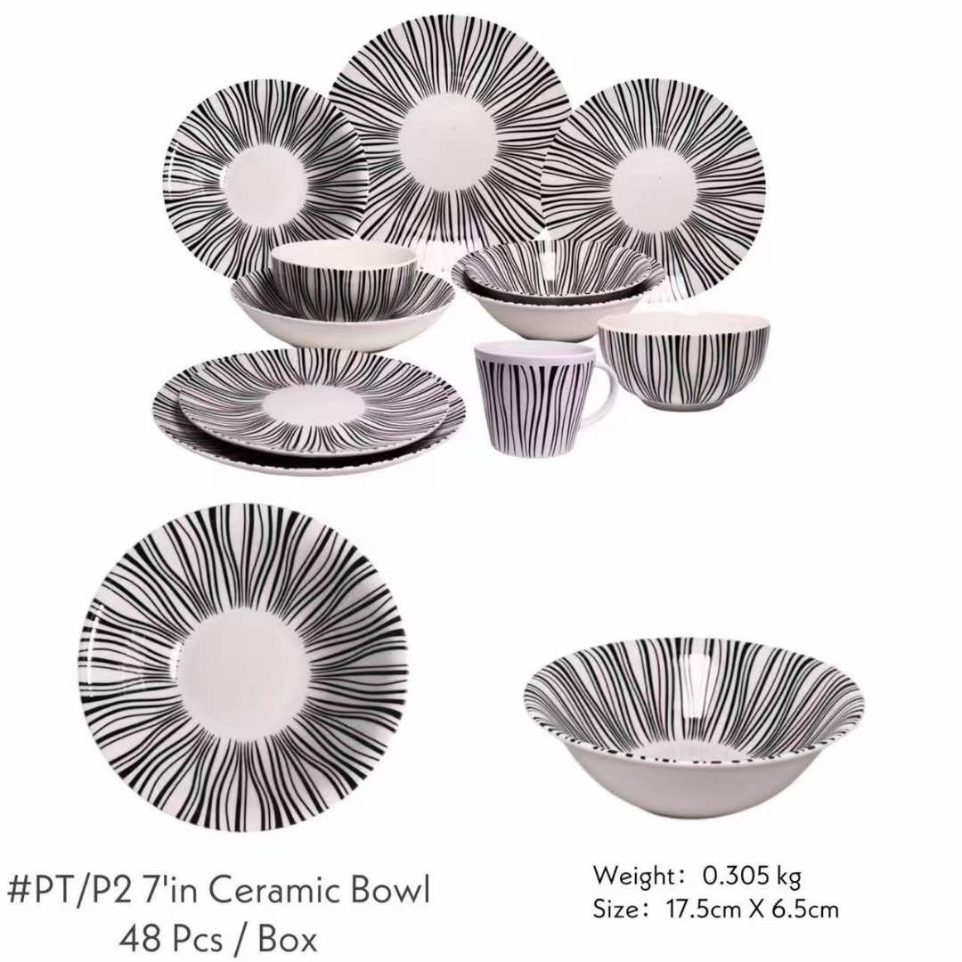 P2 7 BOWL CERAMIC (48PCS)