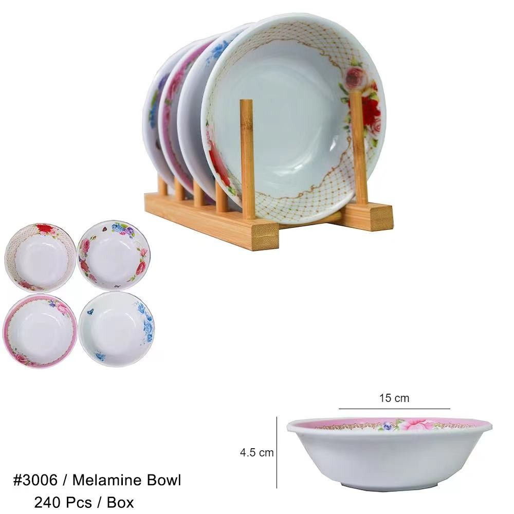 ASS. 3006 MELAMINE BOWL (240PCS)