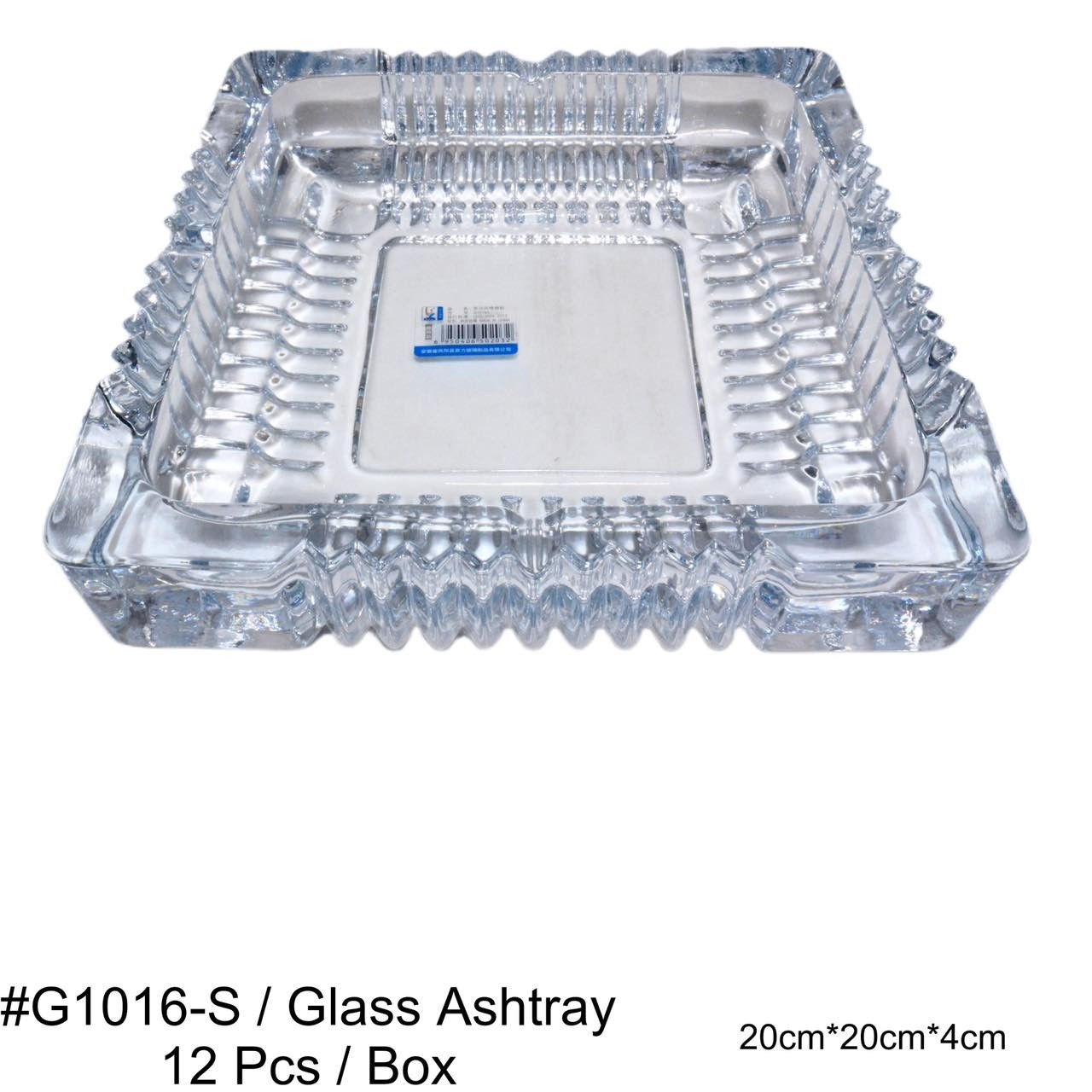 G1016-S GLASS ASHTRAY (12PCS)
