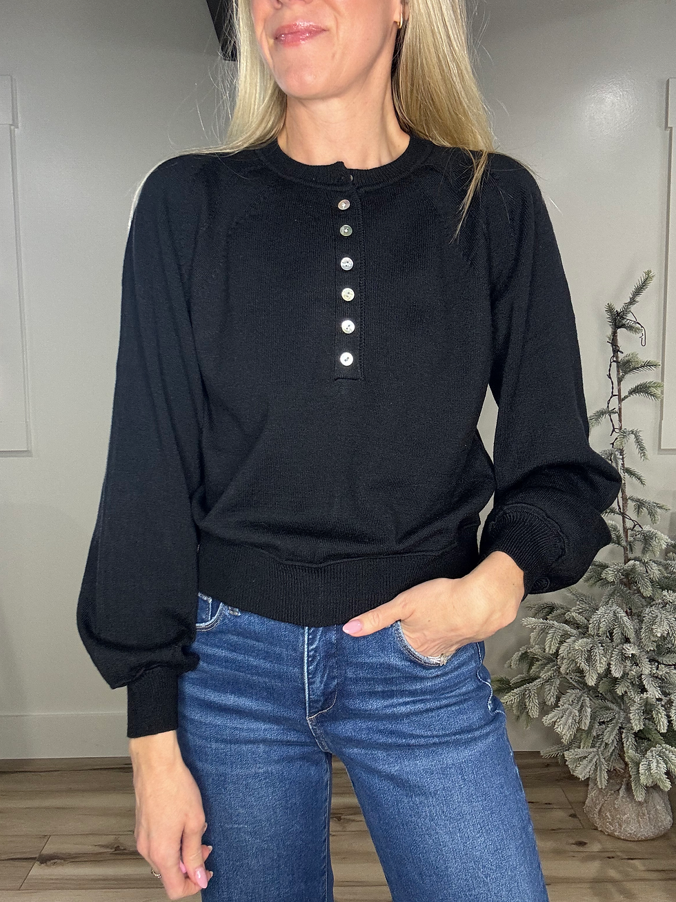 Thumbnail: Puff Sleeve Henley