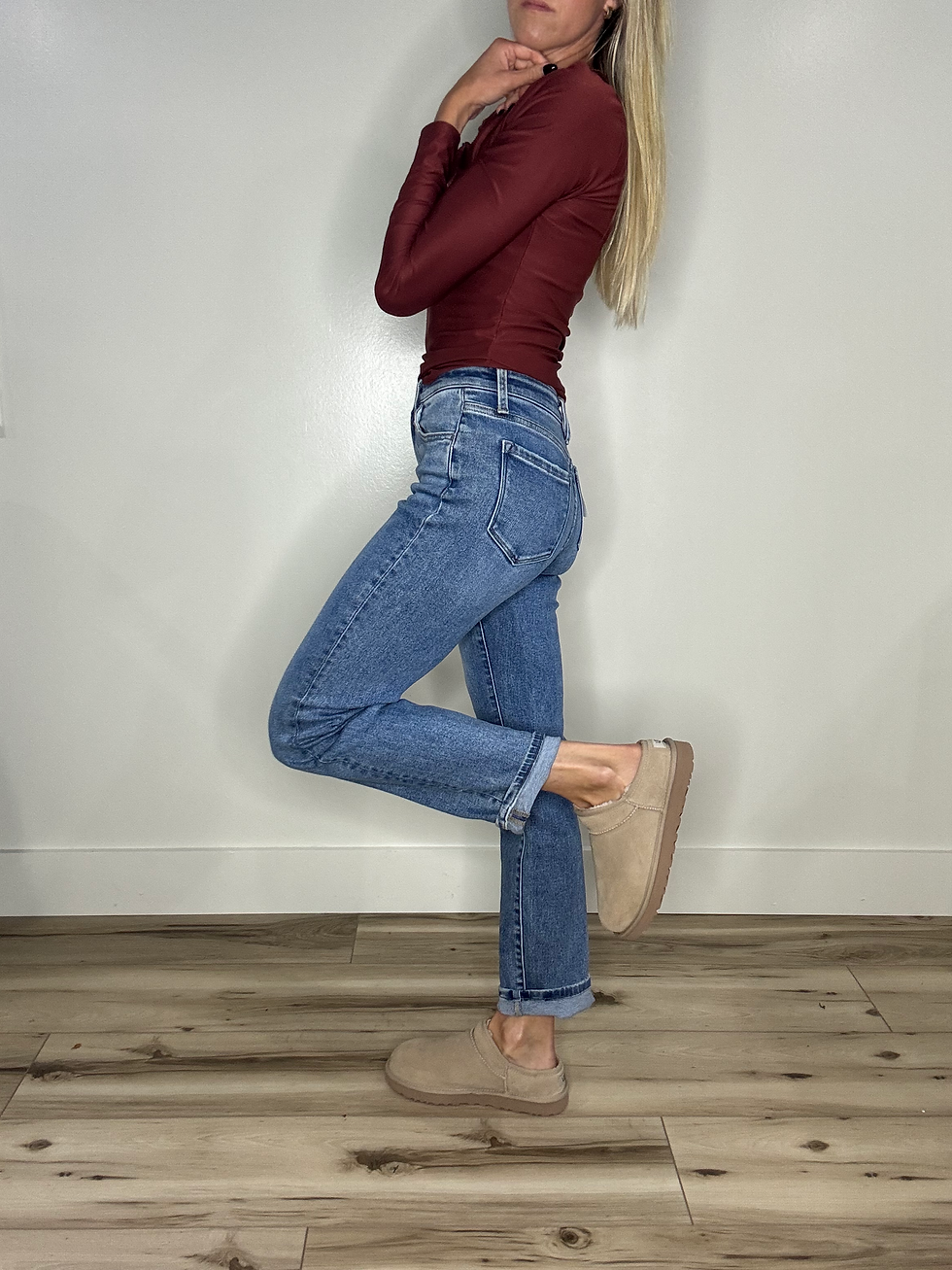 Thumbnail: Flying Monkey Straight Leg Denim