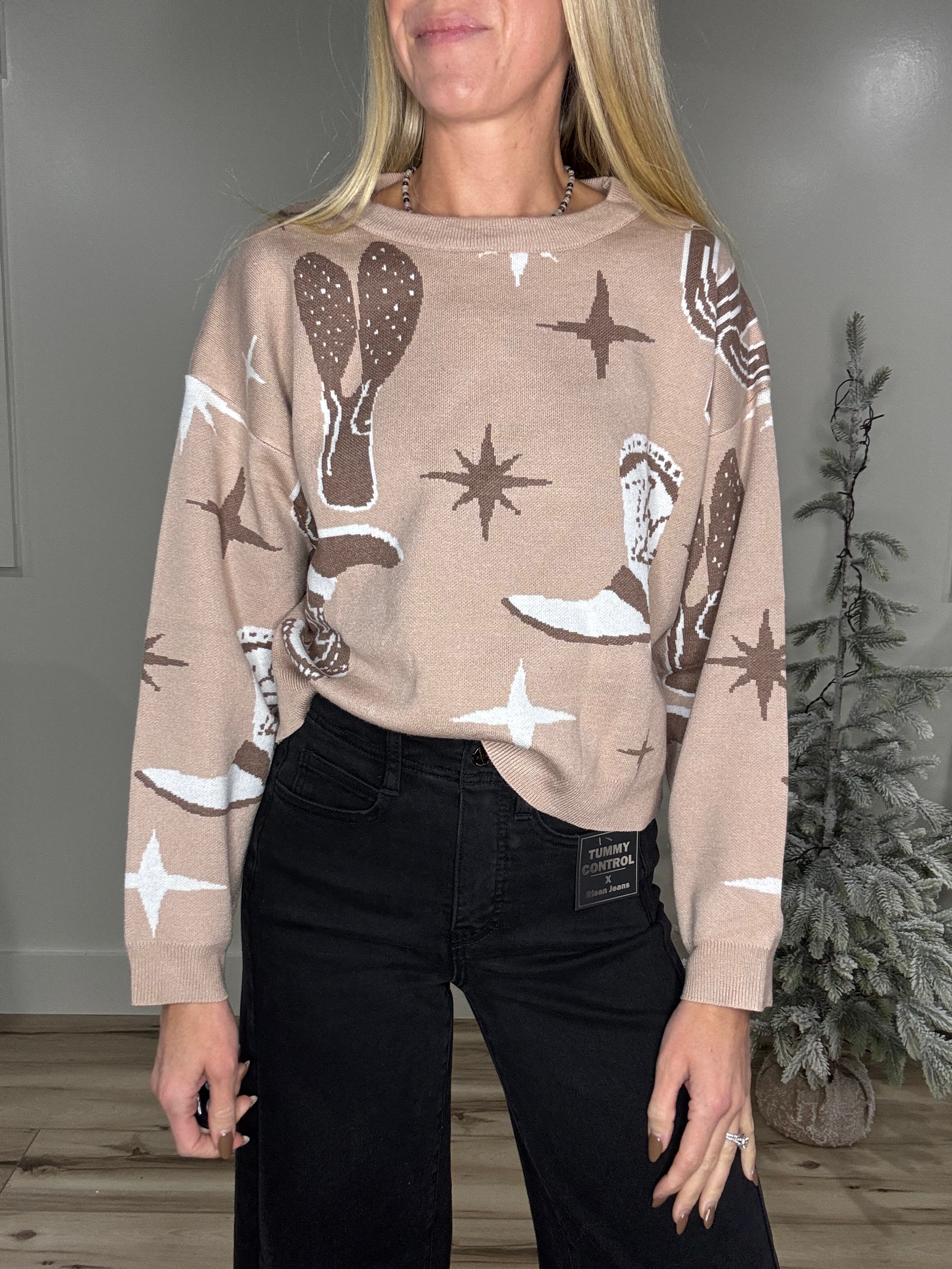 Western Vibes Sweater