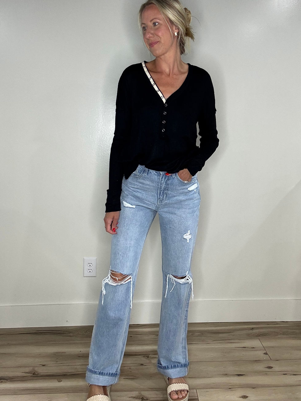 Thumbnail: Leslie 90's Vintage Vervet High Rise Flare