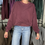 Thumbnail: Eggplant Pigment Dyed Pullover