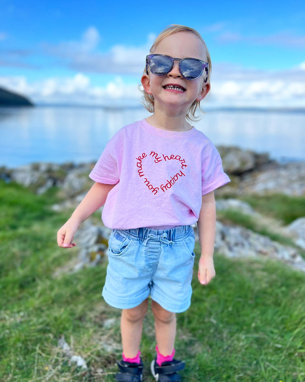 Thumbnail: THE YOU MAKE MY HEART HAPPY T-SHIRT 