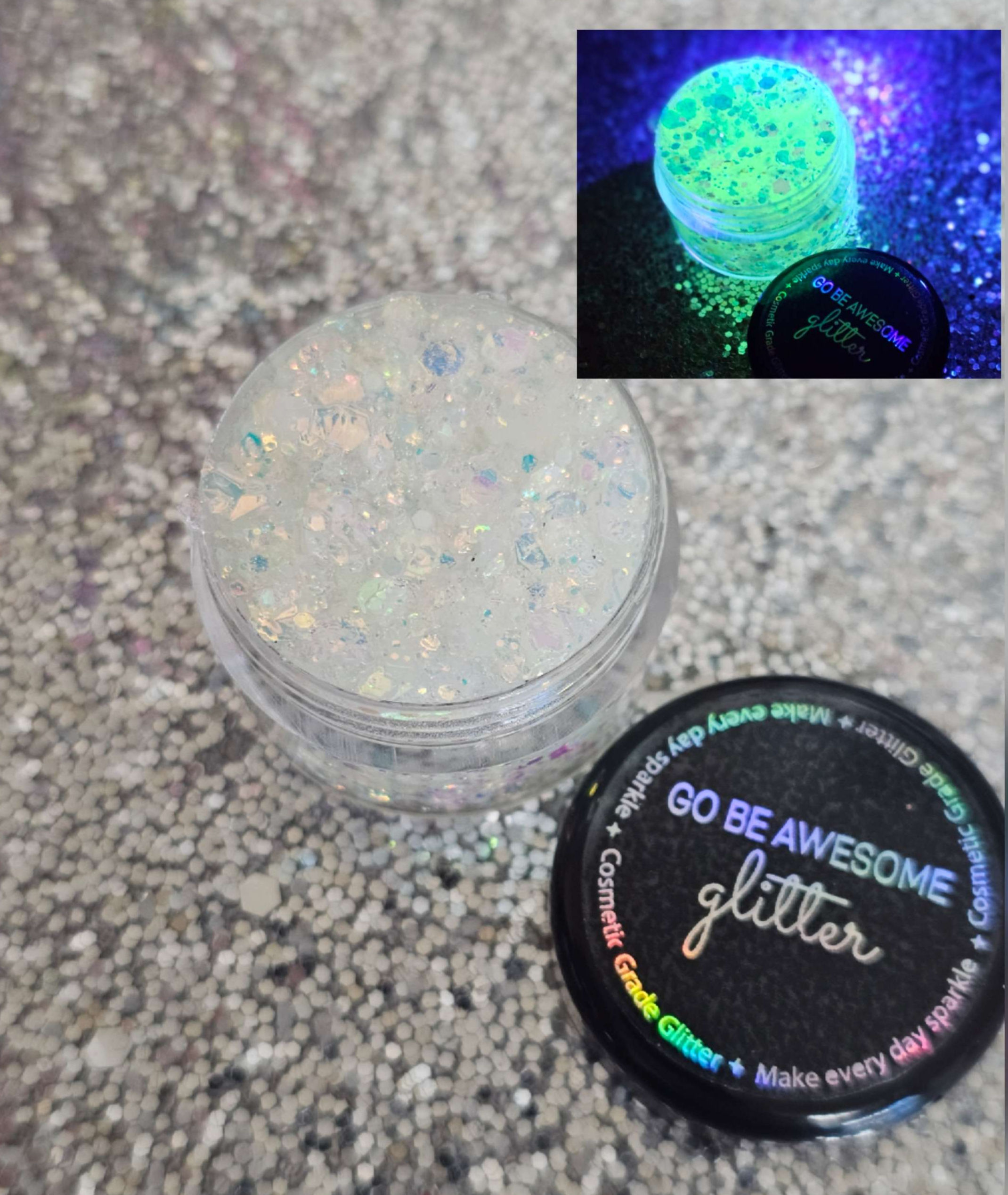 Ghostly Glow Glitter Gel