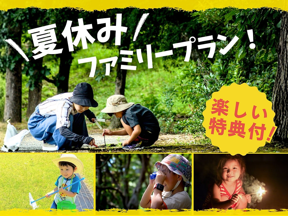 【新プラン】夏休みファミリー★特別プラン登場!