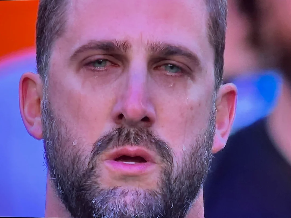 Nick Sirianni cry