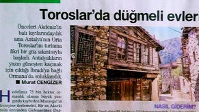 Düğme Evler'in izinden ORMANA