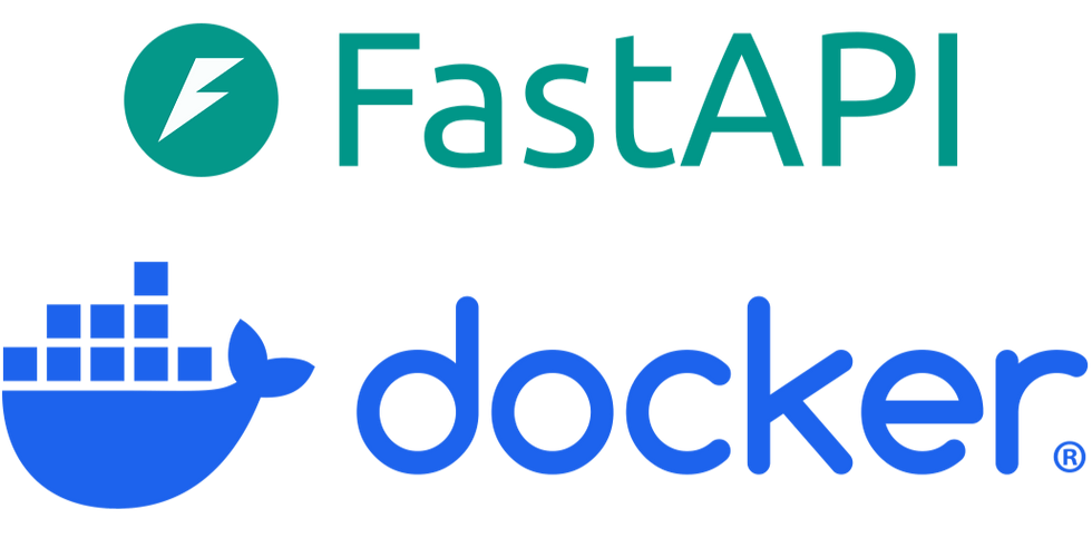 FastAPI and Docker Logos
