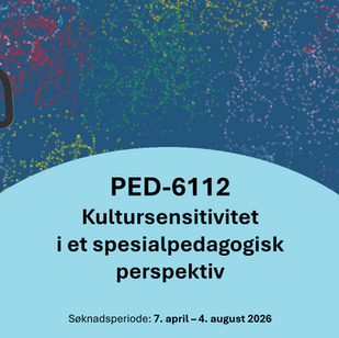 PED-6112 – Kultursensitivitet i et spesialpedagogisk perspektiv