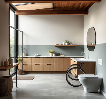 eco concious interior design and architecture with Intelligent Design,  Inclusive Living, 