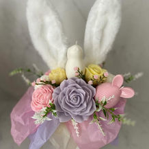 Handcrafted candles made with care in a variety of scents, colors, and styles