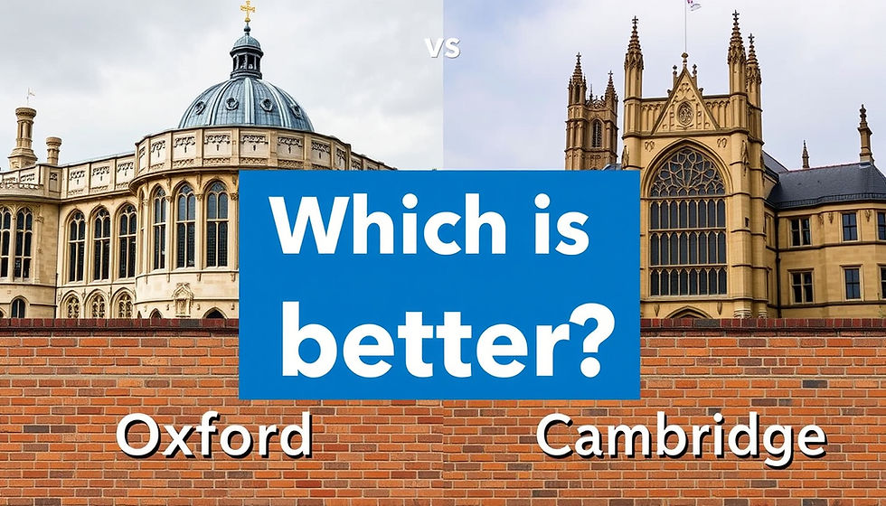 Oxford or Cambridge? One form, one shot, one decision that comes early
