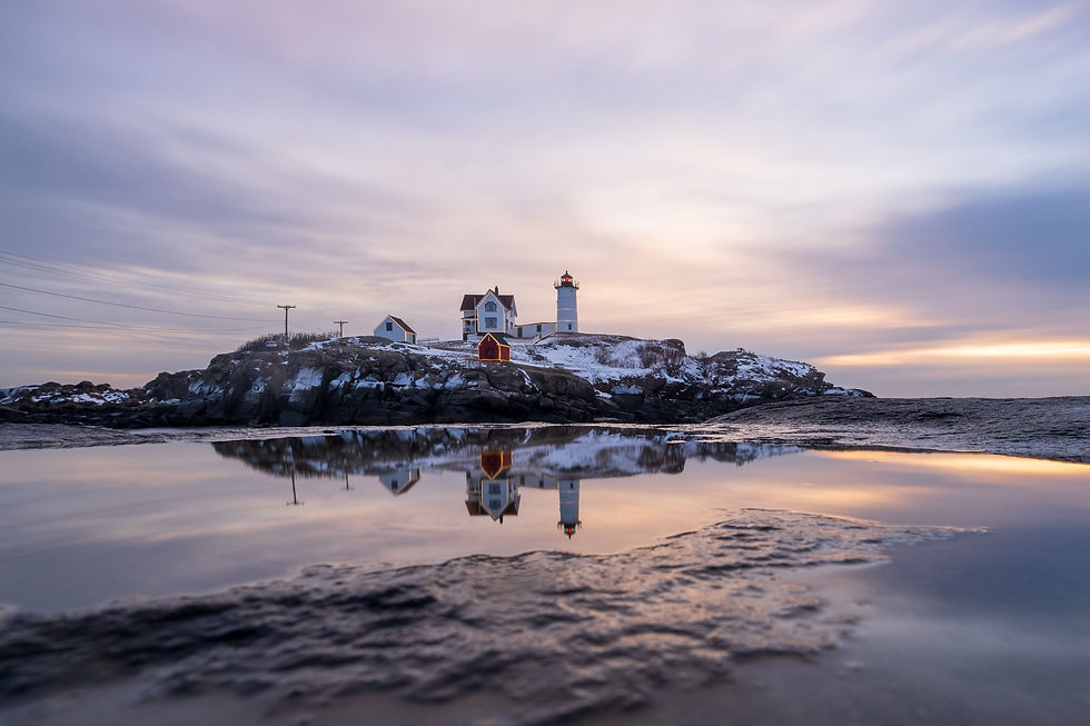 Nubble Christmas | Color Photography | USA