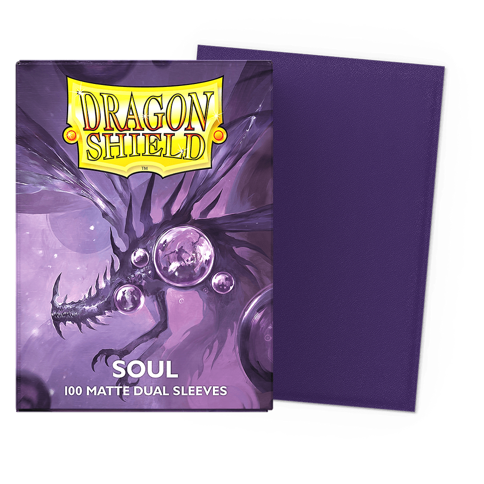 [AT-15062]Dragon Shield 標準尺寸卡套 Soul - Matte Dual Sleeves - Standard Size（100 枚）
