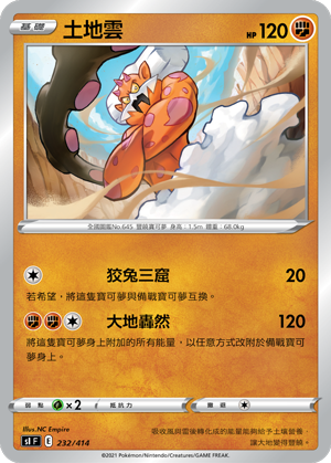 SI F 土地雲 232/414