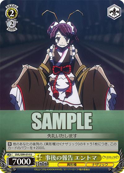 OVL/S99-014 U 事後の報告 エントマ