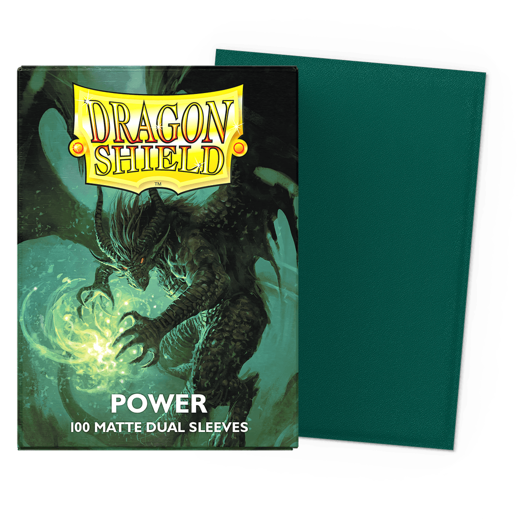 [AT-15063]Dragon Shield 標準尺寸卡套 Power - Matte Dual Sleeves - Standard Size（100 枚）