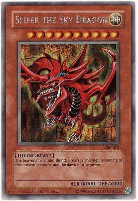 ゲーム付属カード/GBI-001　Slifer the Sky Dragon【シークレットレアSEC】