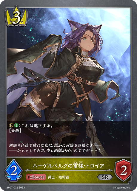 BP07-025 SR ハーゲルベルグの雷槌・トロイア