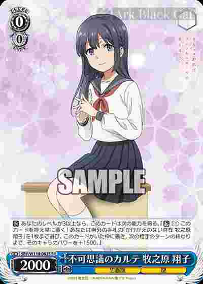 SBY/W114-082S SR 不可思議のカルテ 牧之原 翔子
