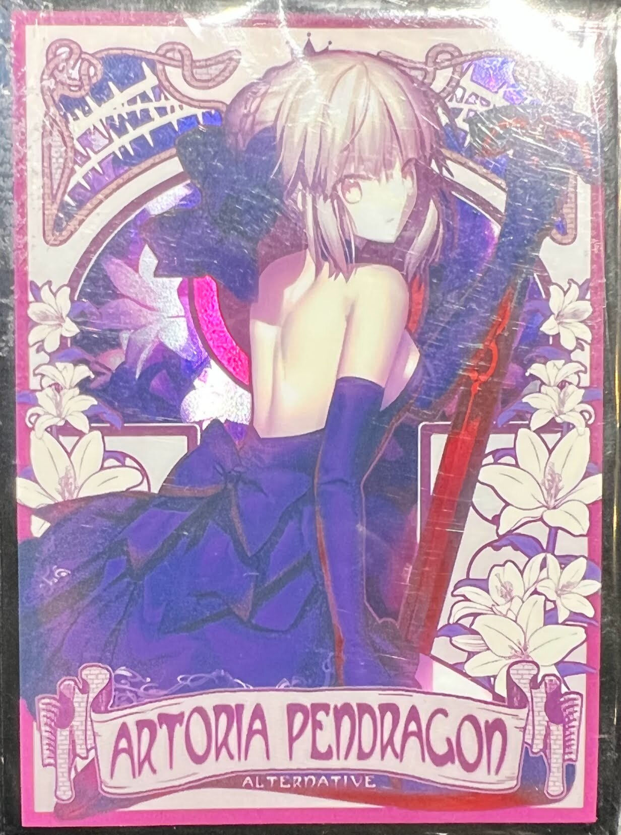 混沌の女神様 Saber Alter【MUCHA Metallic Rare】同人卡套