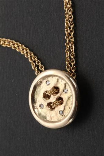 diamant armbånd alguld